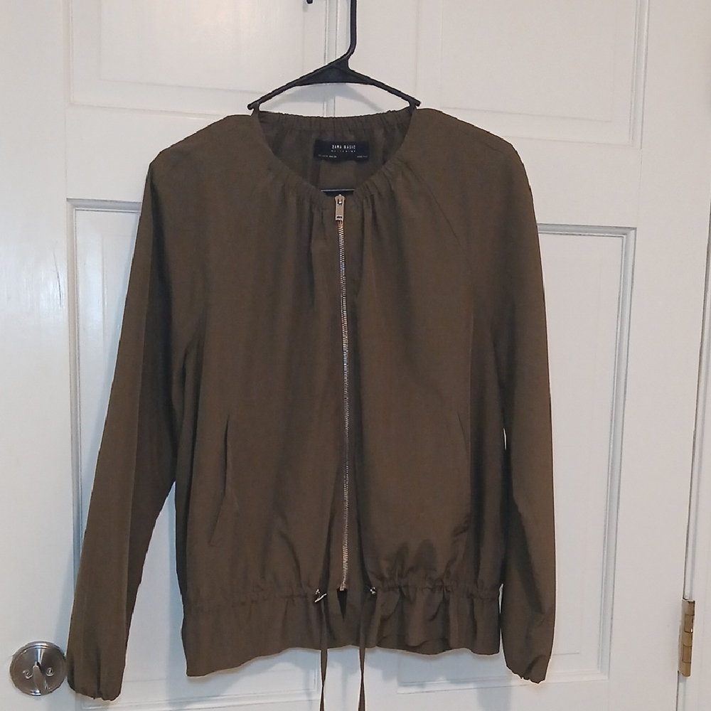 Zara Women's Khaki Utility Jacket